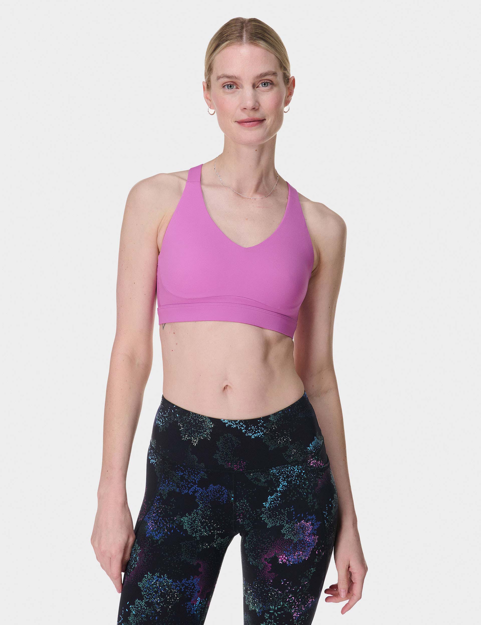 Power Pulse Bra - Allium Pink | High Support Sports Bra for Running, Yoga & Gym | Wireless Comfort & Breathable Fabric for Active Women