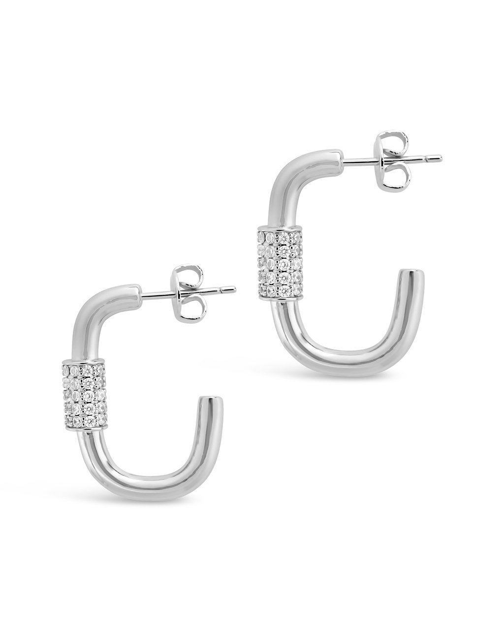Oval Carabiner Hoops - Durable Stainless Steel Keychain Clips for Outdoor Gear, Hiking, Backpacks & Everyday Use