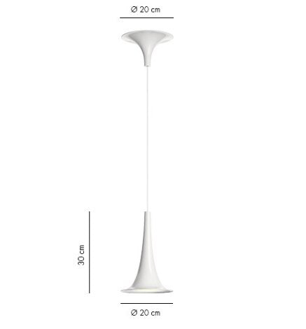 Trumpet Hanging Lights for Home Decor - Modern Ceiling Pendant Lighting Fixtures for Living Room, Bedroom, Dining Room & Office - Elegant Ambient Lighting to Elevate Your Space