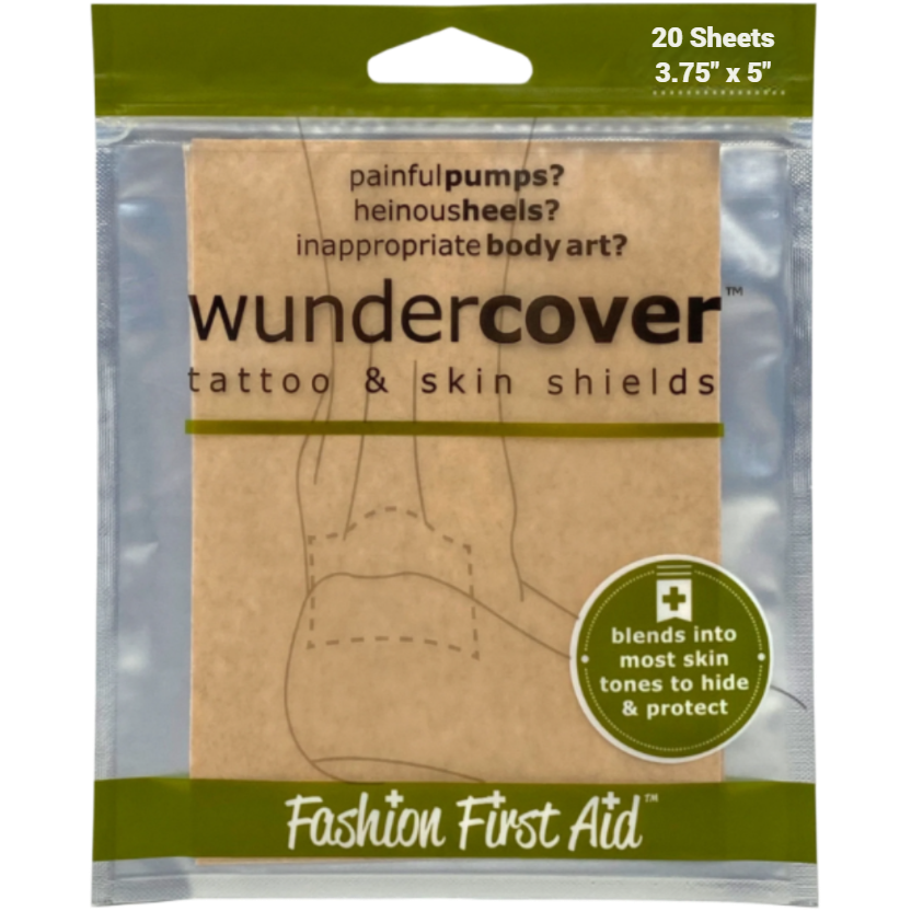 Wundercover 2.0 Tattoo Cover Bandages - 20 Sheets for Tattoo Protection & Blister Prevention | Ideal for Tattoo Aftercare, Sports, and Medical Use