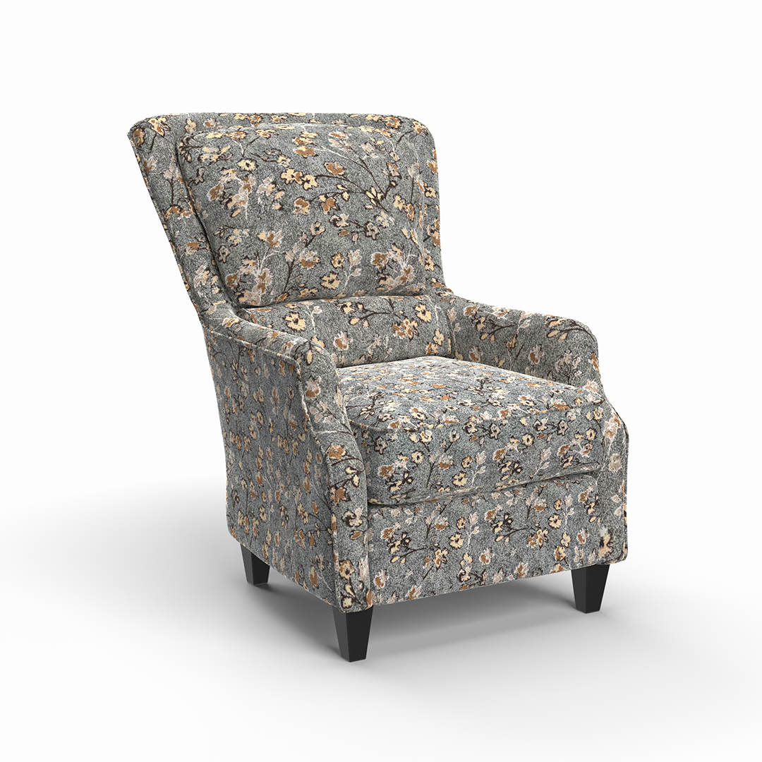 Stylish Loren Accent Chair - Modern Upholstered Lounge Chair for Living Room, Bedroom & Office - Perfect Reading Chair with Comfortable Cushion
