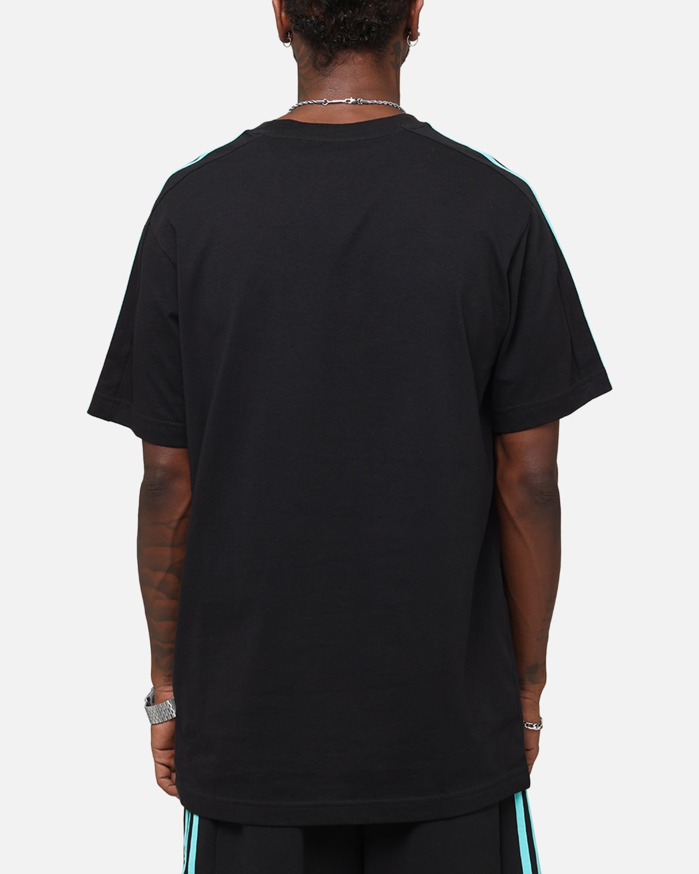 Adidas x Mercedes AMG Petronas Formula One F1 DNA T-Shirt - Black & White - Men's Sports Tee for Racing Fans & Casual Wear