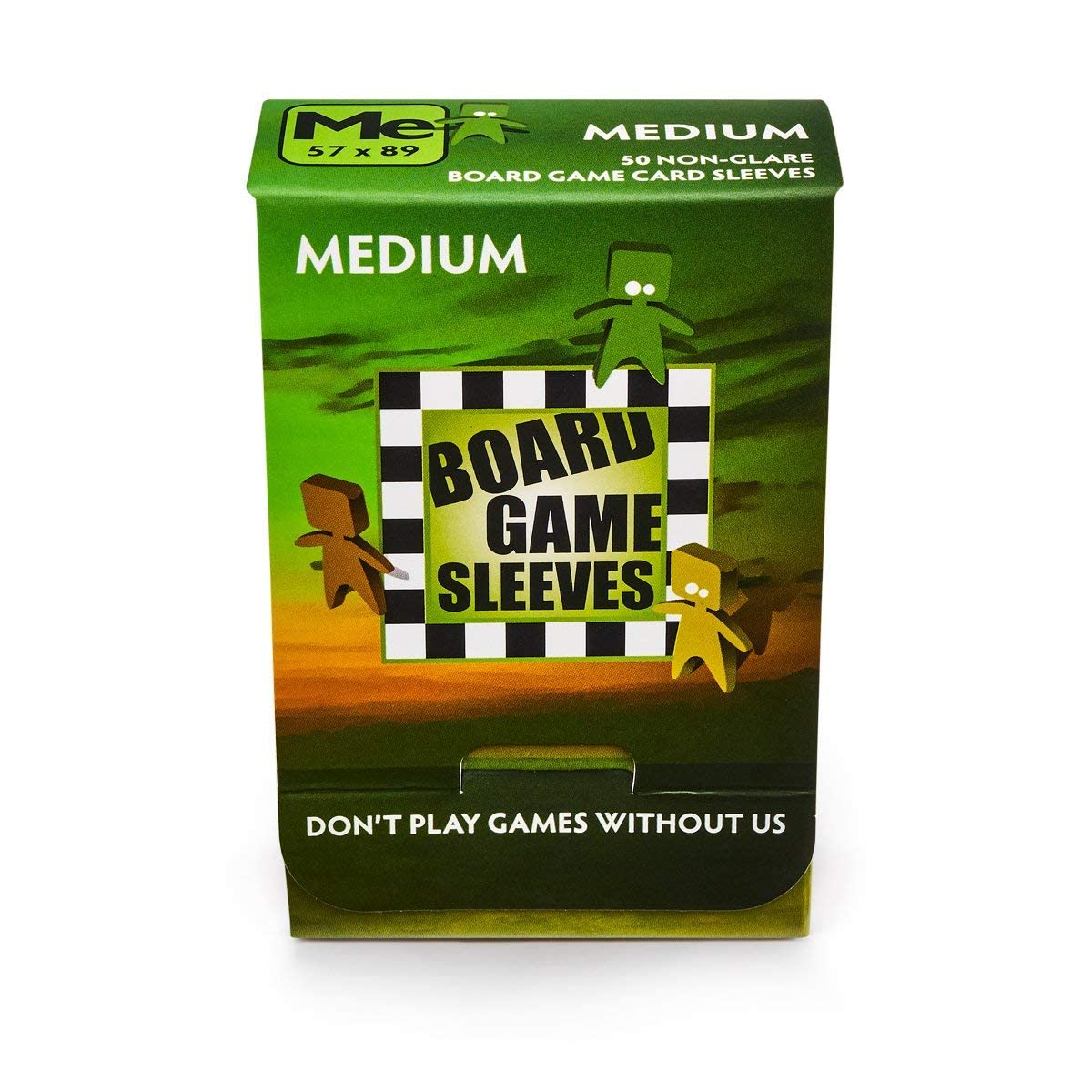 5 Packs Arcane Tinmen Non-Glare Board Game Sleeves - 50 Count Medium Size Card Protectors Value Bundle - Perfect for MTG, Pokemon & Trading Card Games Protection