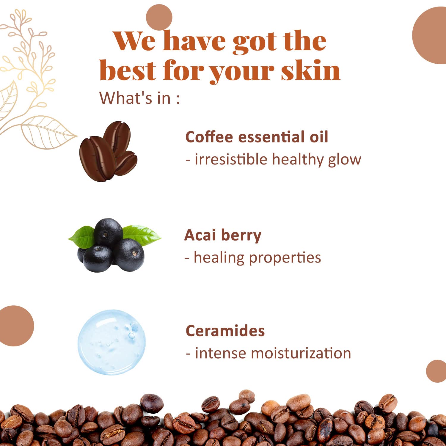 NutriGlow Natural Raw Irish Coffee Body Yogurt - 100g Deep Hydrating & Moisturizing Cream for Dry Skin | Perfect for Daily Skincare Routine & Spa Treatments