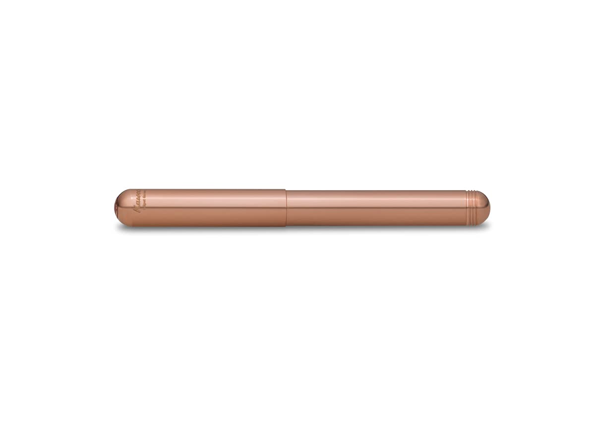 Kaweco LILIPUT Copper Ballpoint Pen with Retractable Cap | D1 Refillable Metal Pen (13cm) in Gift Tin Box | Premium Office & Travel Writing Instrument for Professionals & Students