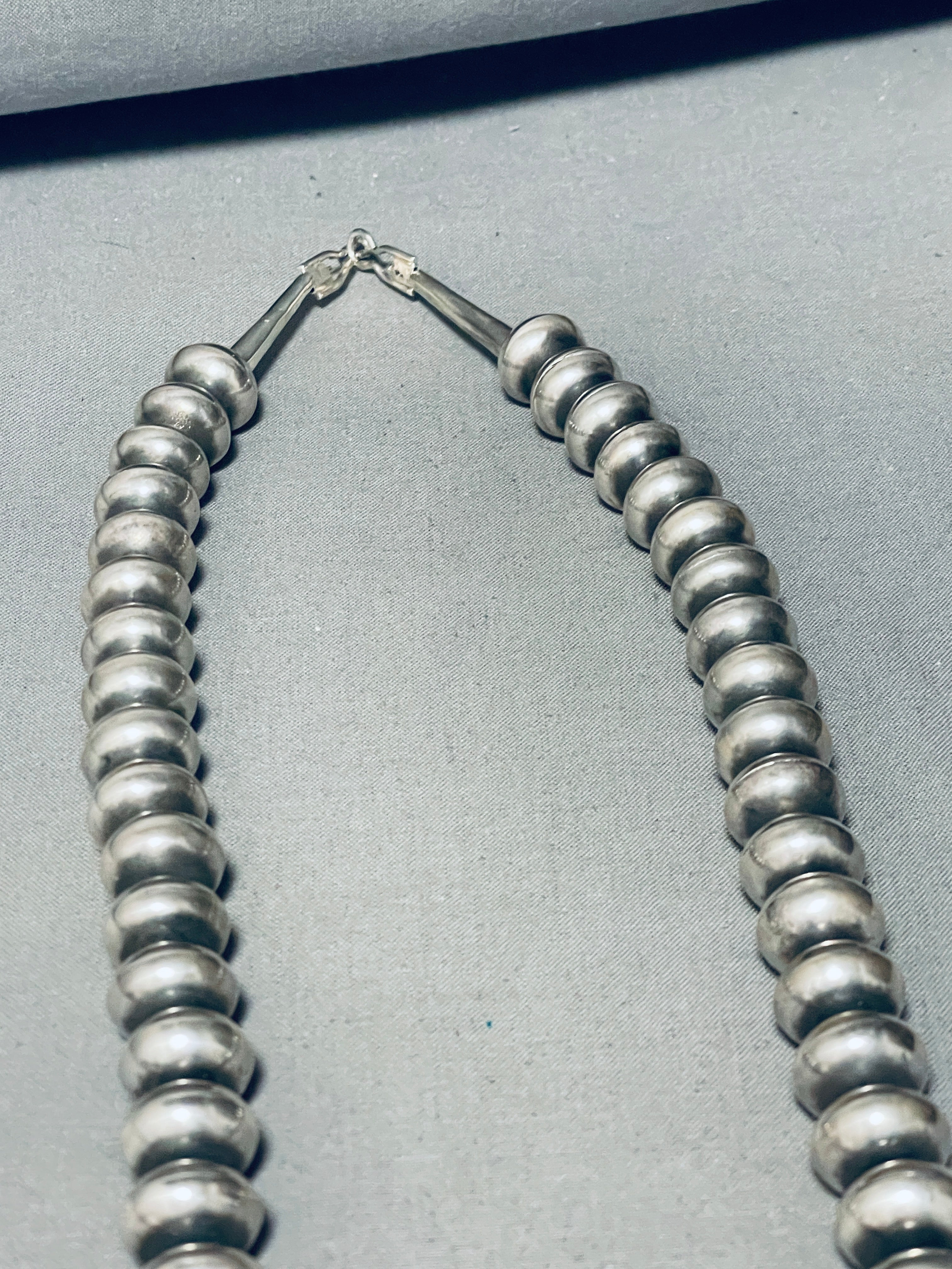 6 Inch Tall Kachina!! Mind Boggling Native American Navajo Sterling Silver Necklace