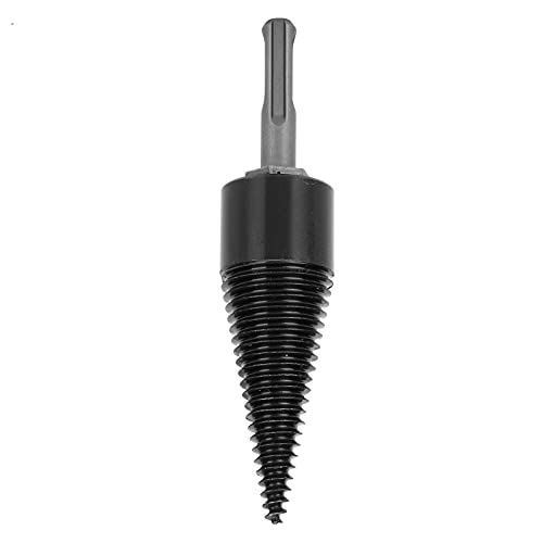 High-Speed Steel Round Shank Firewood Drill Bit - Durable Wood Splitter for Electric Hammer Drills - Perfect for Firewood Splitting, Log Processing & DIY Woodworking Projects