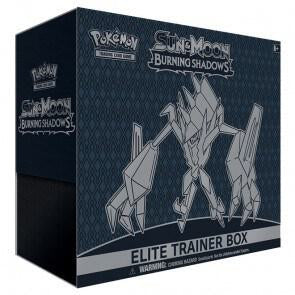 Pokemon Burning Shadows Elite Trainer Box ETB - 72 Booster Packs, Sleeves & More | Collectible Trading Card Game for Players & Fans | Perfect for Battles, Tournaments & Gifts