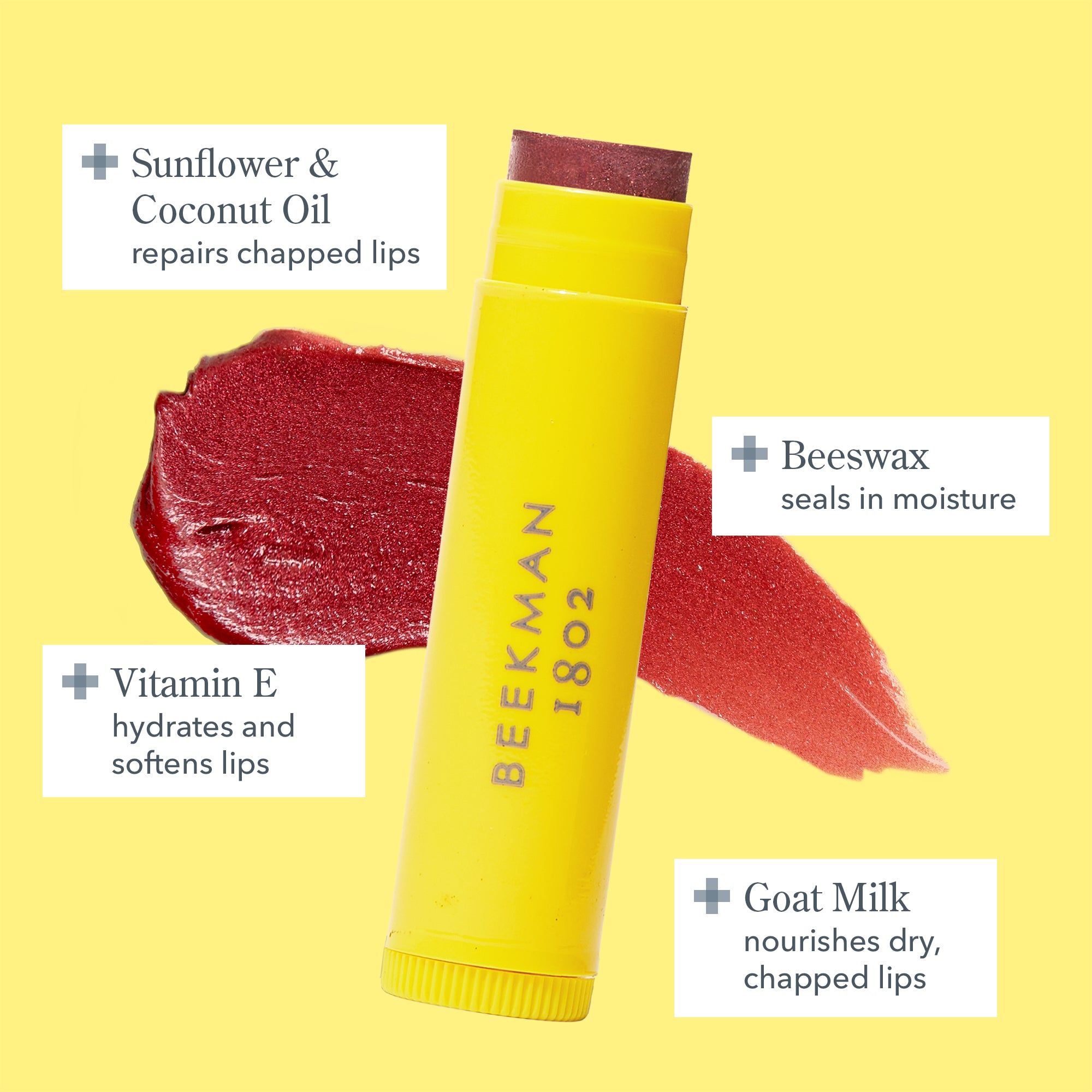 Honeyed Grapefruit Tinted Lip Balm - Moisturizing & Sheer Color for Dry Lips - Perfect for Everyday Wear & Natural Makeup Looks