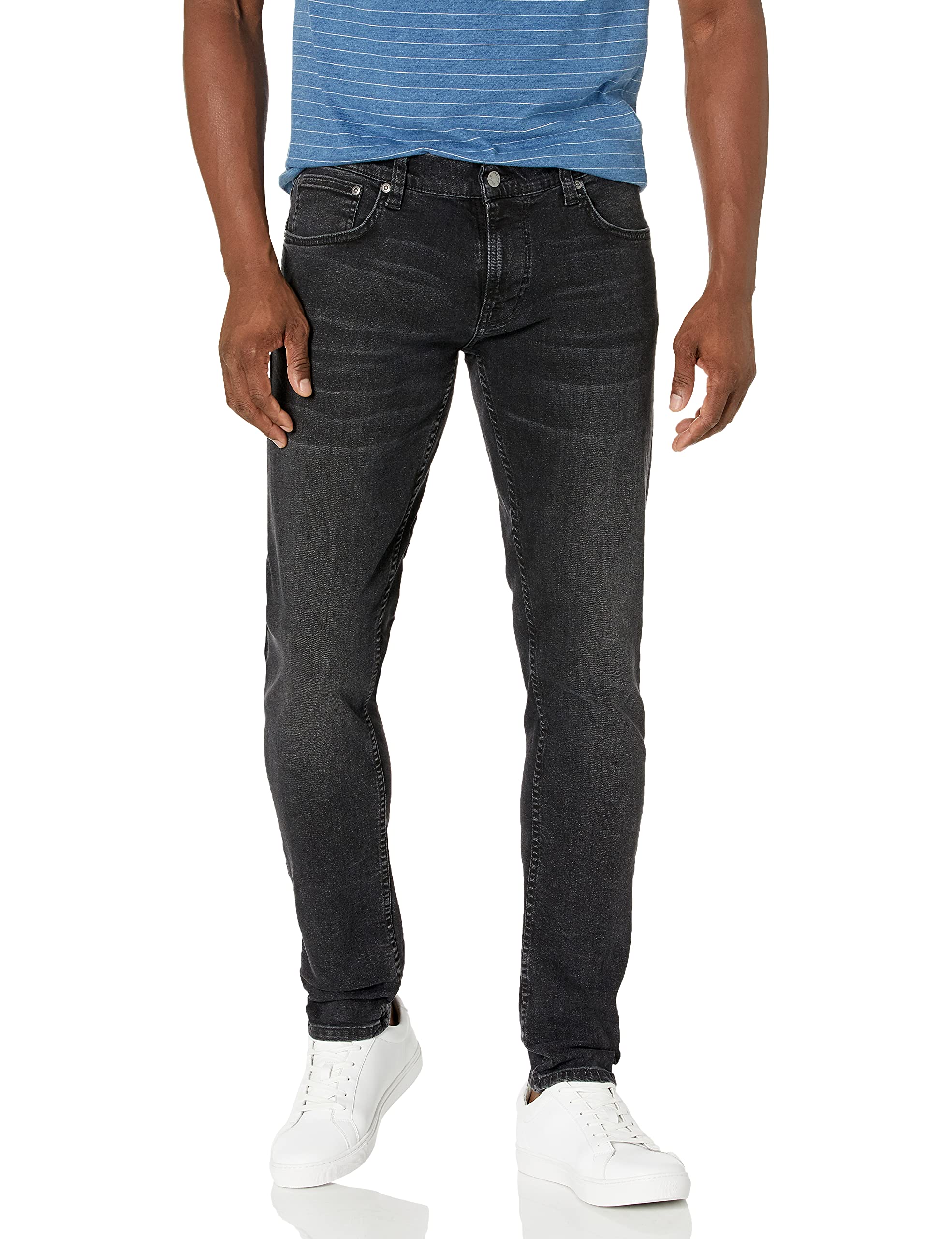 Nudie Jeans Tight Terry Black Treats - Premium Slim Fit Stretch Denim Pants for Women | Perfect for Casual Wear, Night Out & Street Style Fashion