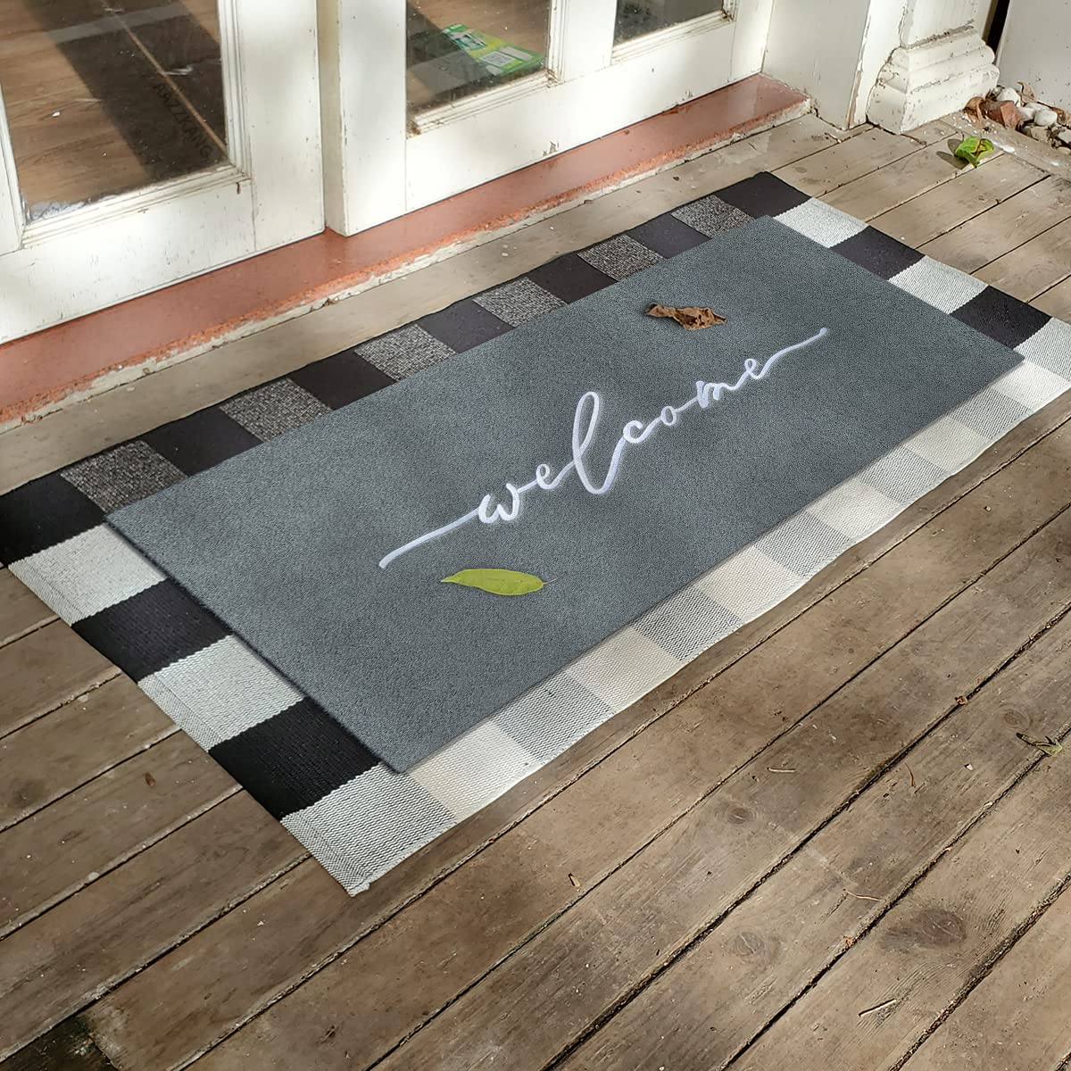 AAZZKANG Gray Doormat 18