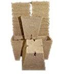 Jiffy Peat Pots 3 Inch Square - Biodegradable Seed Starter Pots for Plants (Case of 230-1260) | Perfect for Indoor Gardening, Greenhouses & Home Seed Starting