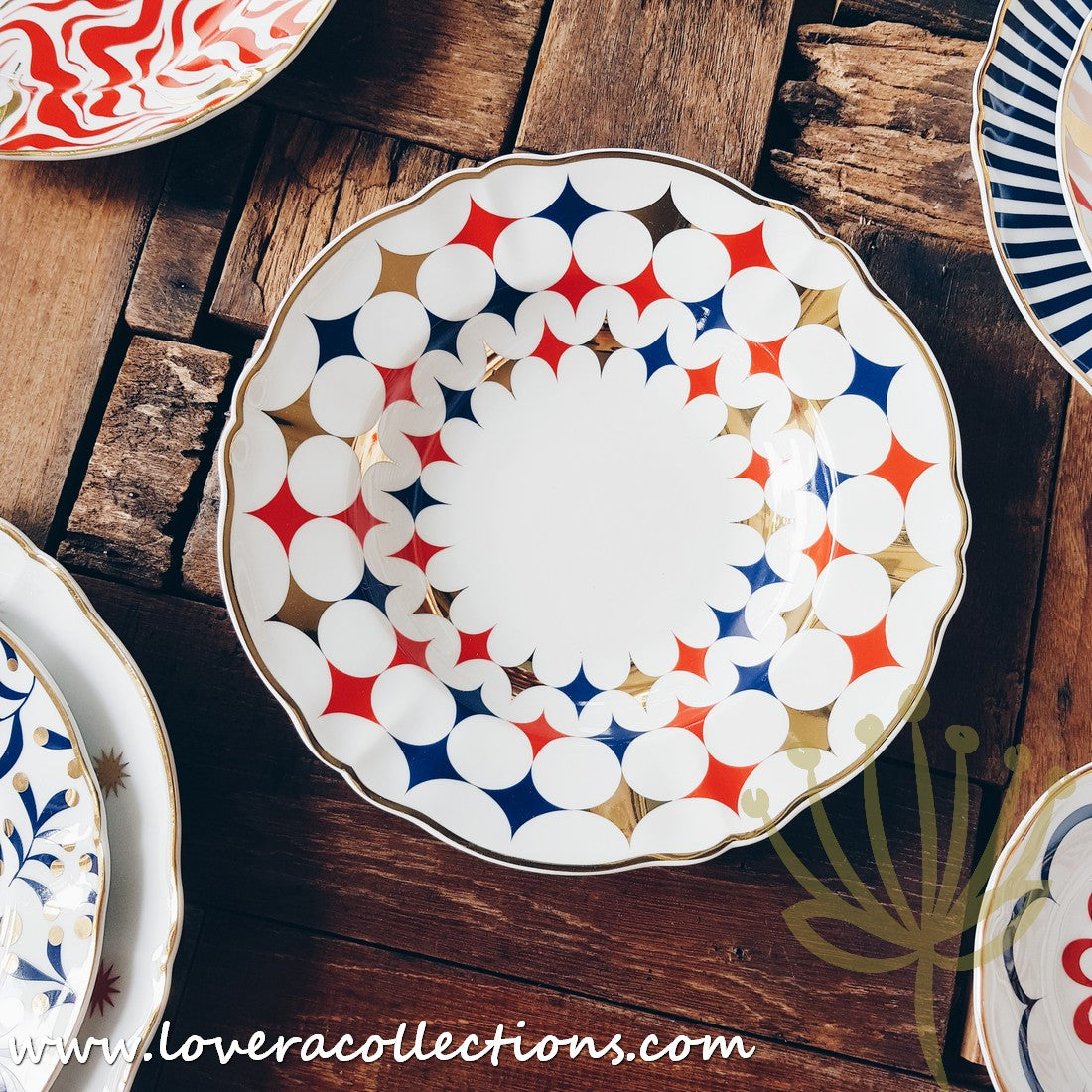 Bitossi Italy Abracadabra Dinnerware Set by La Tigre - Premium Ceramic Plates & Bowls for Elegant Dining, Perfect for Dinner Parties & Home Decor
