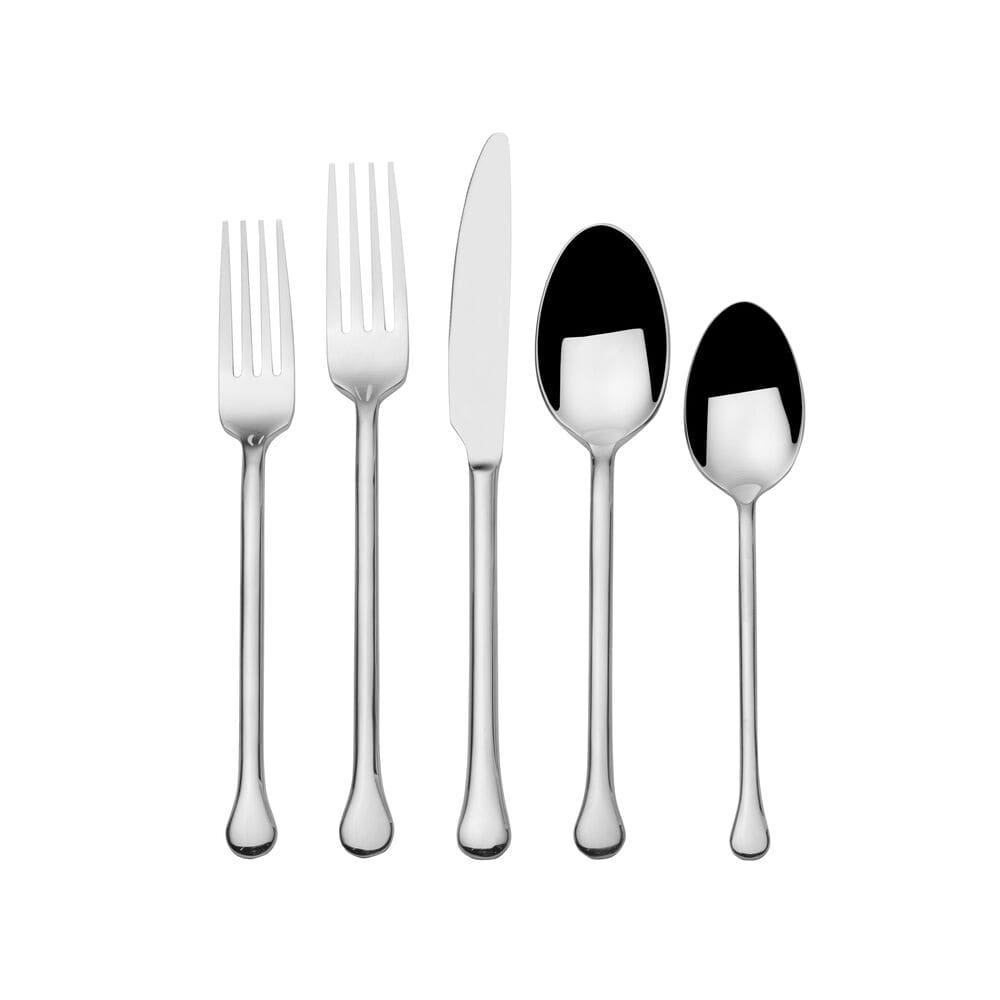 Geneva Forged 20-Piece Stainless Steel Flatware Set - Service for 4 - Elegant Dinnerware for Formal Dining, Wedding Gifts & Home Entertaining