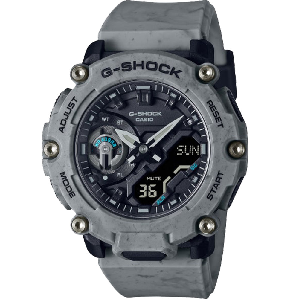 G Shock GA2200SL 8A Sand Land Series Digital Watch - Durable Military Style Men's Watch with Shock Resistance - Perfect for Outdoor Adventures, Sports & Casual Wear