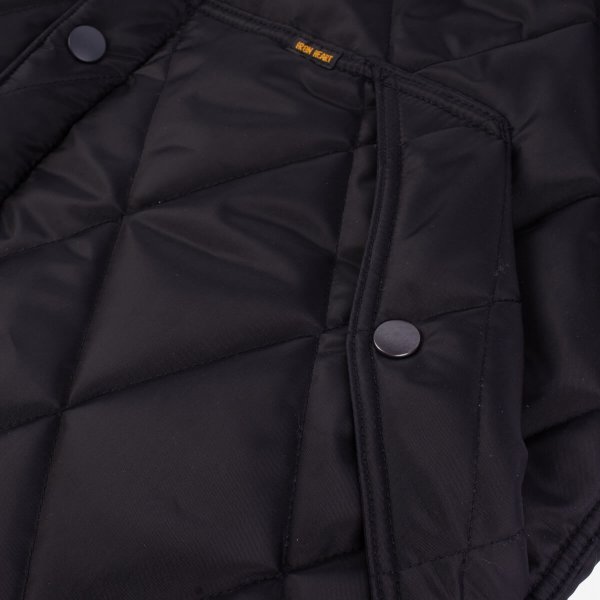 Iron Heart IHV-44 BLK Primaloft® Gold Insulated Quilted Vest for Men - Lightweight Warm Winter Outdoor Jacket for Hiking, Camping & Casual Wear