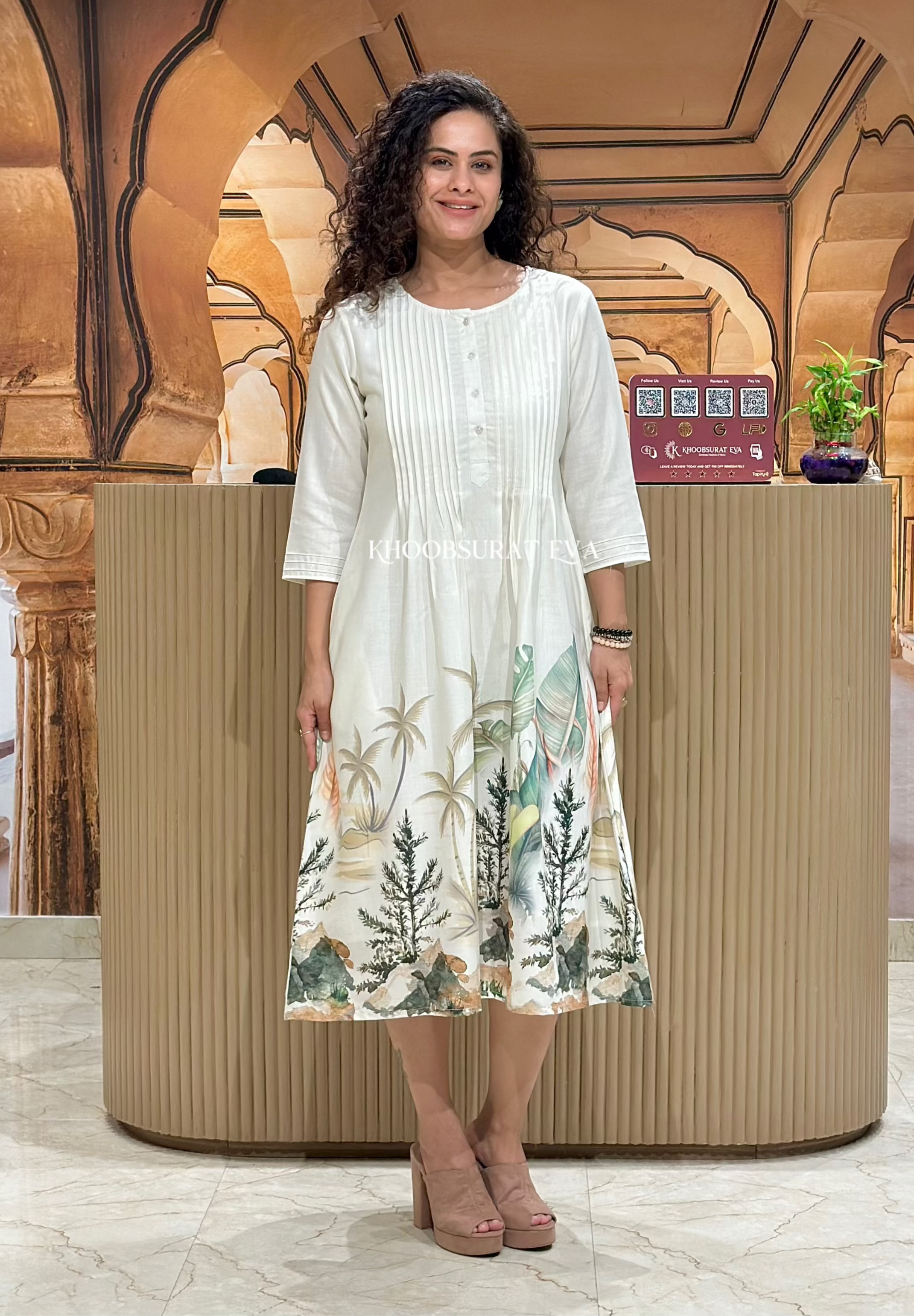 Everest White Dress for Women - Elegant & Comfortable Summer Maxi Dress | Perfect for Weddings, Parties & Beach Vacations