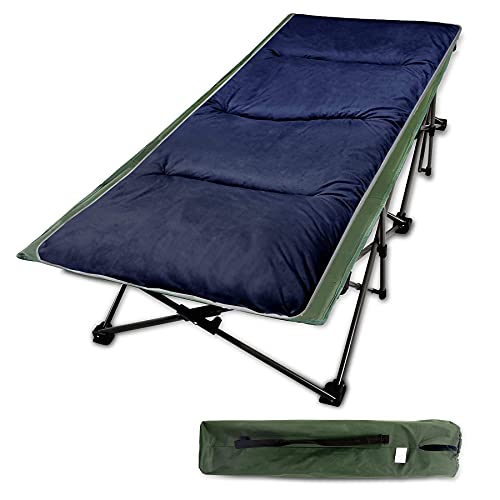 Green Oversized Cot+blue Pad