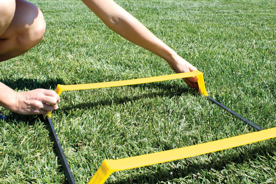 SKLZ Elevation Ladder - Adjustable Basketball Training Equipment for Vertical Jump & Agility Drills - Perfect for Home Gym, Backyard & Court Practice