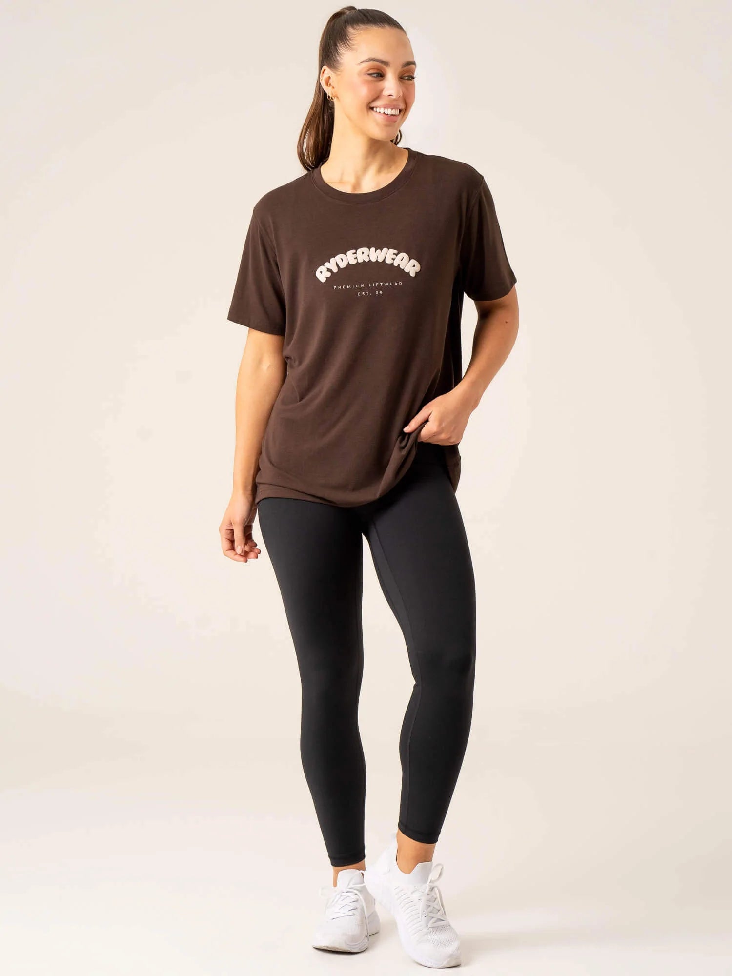 Off Side Longline T-Shirt in Chocolate Brown - Stylish & Comfortable Casual Wear for Men | Perfect for Everyday Outfits, Streetwear & Layering