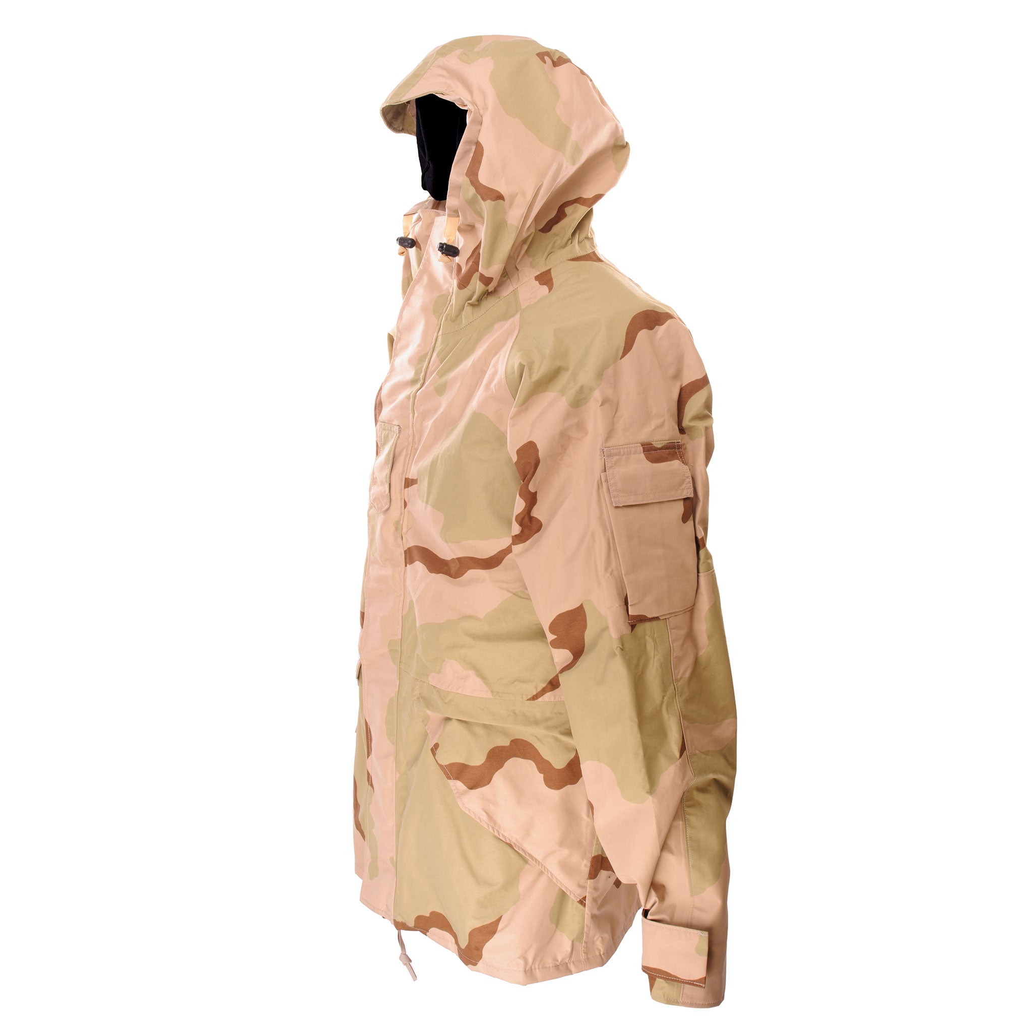 Vintage US Army ECWCS Parka Desert Gore-Tex Camo Jacket - Medium Long (Deadstock NOS) | Military Outerwear for Hiking, Camping & Outdoor Adventures