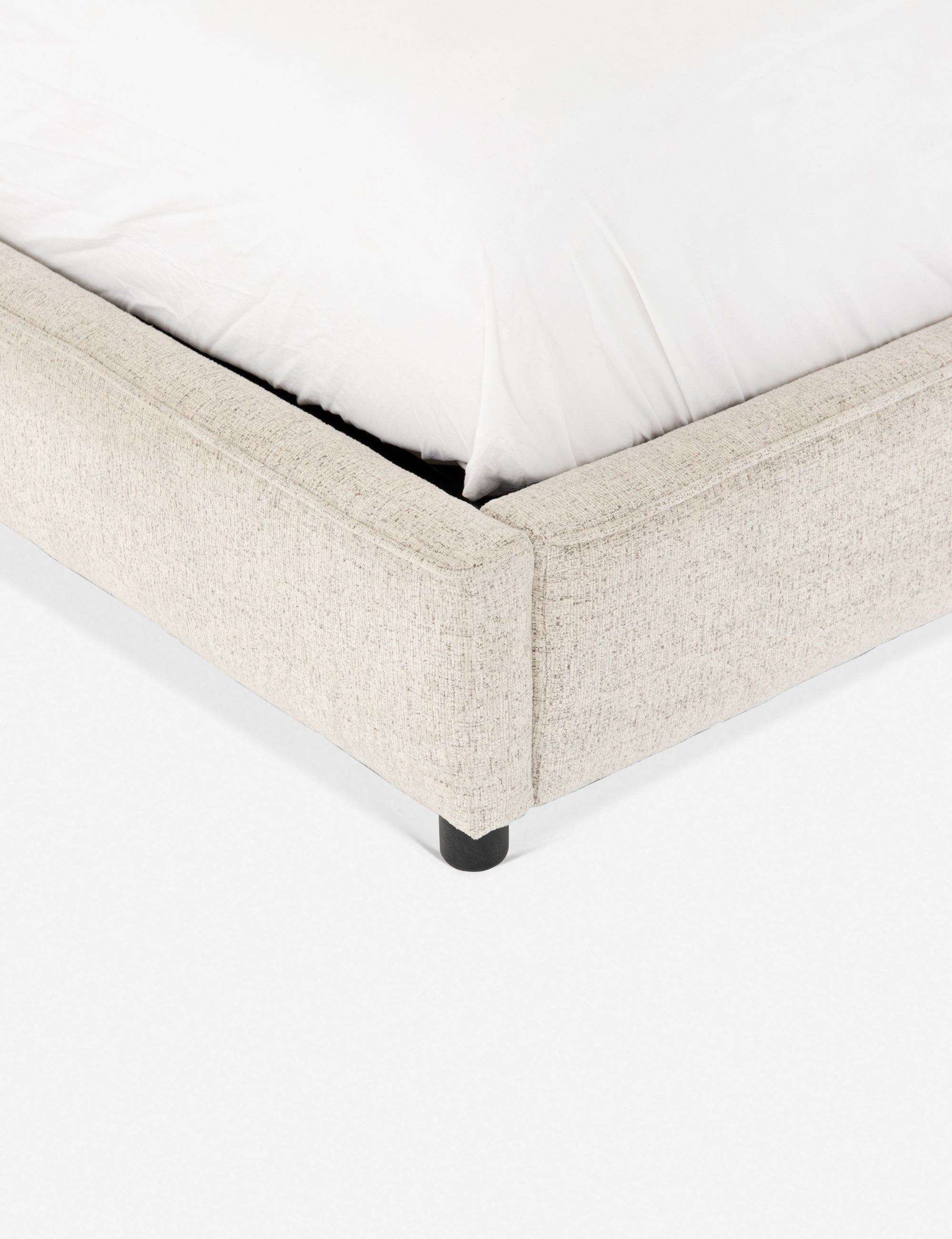 Clario Bed - Modern Platform Bed Frame with Wooden Slats, Queen Size - Perfect for Bedroom, Guest Room & Small Spaces