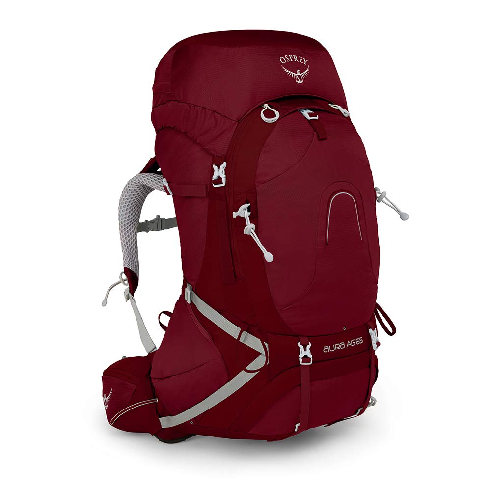 Osprey Aura AG 65 Women's Backpacking Backpack - Lightweight Hiking Pack for Outdoor Adventures, Travel & Camping