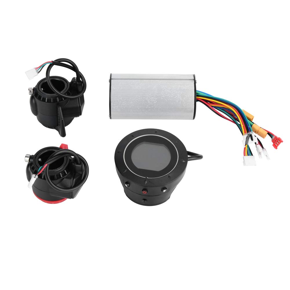 MAGT Carbon Fiber Electric Scooter Controller - Brushless Motor Speed Controller with LCD Display & Brake System - Compatible with E-Bikes & E-Scooters - Perfect for Commuting, Urban Travel & Outdoor Adventures
