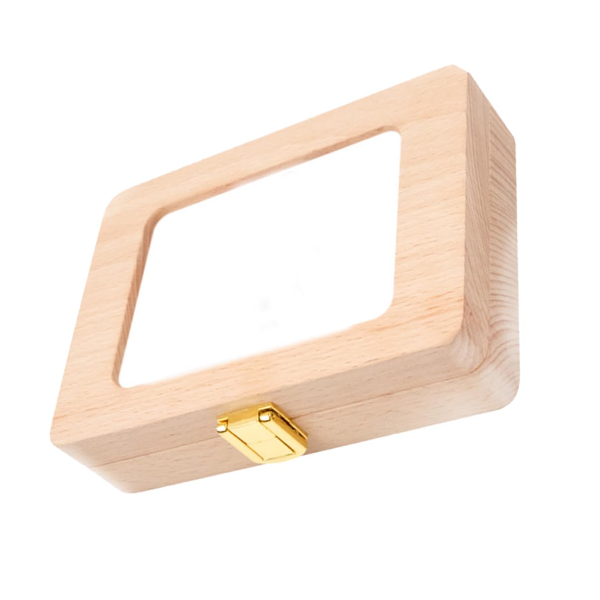 SHOWERORO Wooden Teeth Storage Box - Organizer & Keepsake Holder for Dentures, Retainers, or Baby Teeth - Perfect for Travel, Bathroom, or Gift Giving