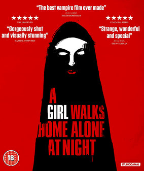 A Girl Walks Home Alone at Night Blu-ray - Award-Winning Vampire Horror Movie - Perfect for Halloween Movie Nights & Cult Film Collections