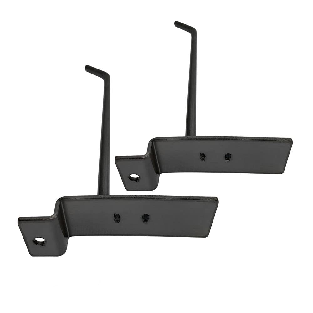 Prolinemax 12-Piece 6-Inch Raw Steel Slatwall Hooks - Heavy Duty Retail Display Hangers for Store Shelving & Wall Organization - Perfect for Retail Stores, Boutiques & Garment Shops