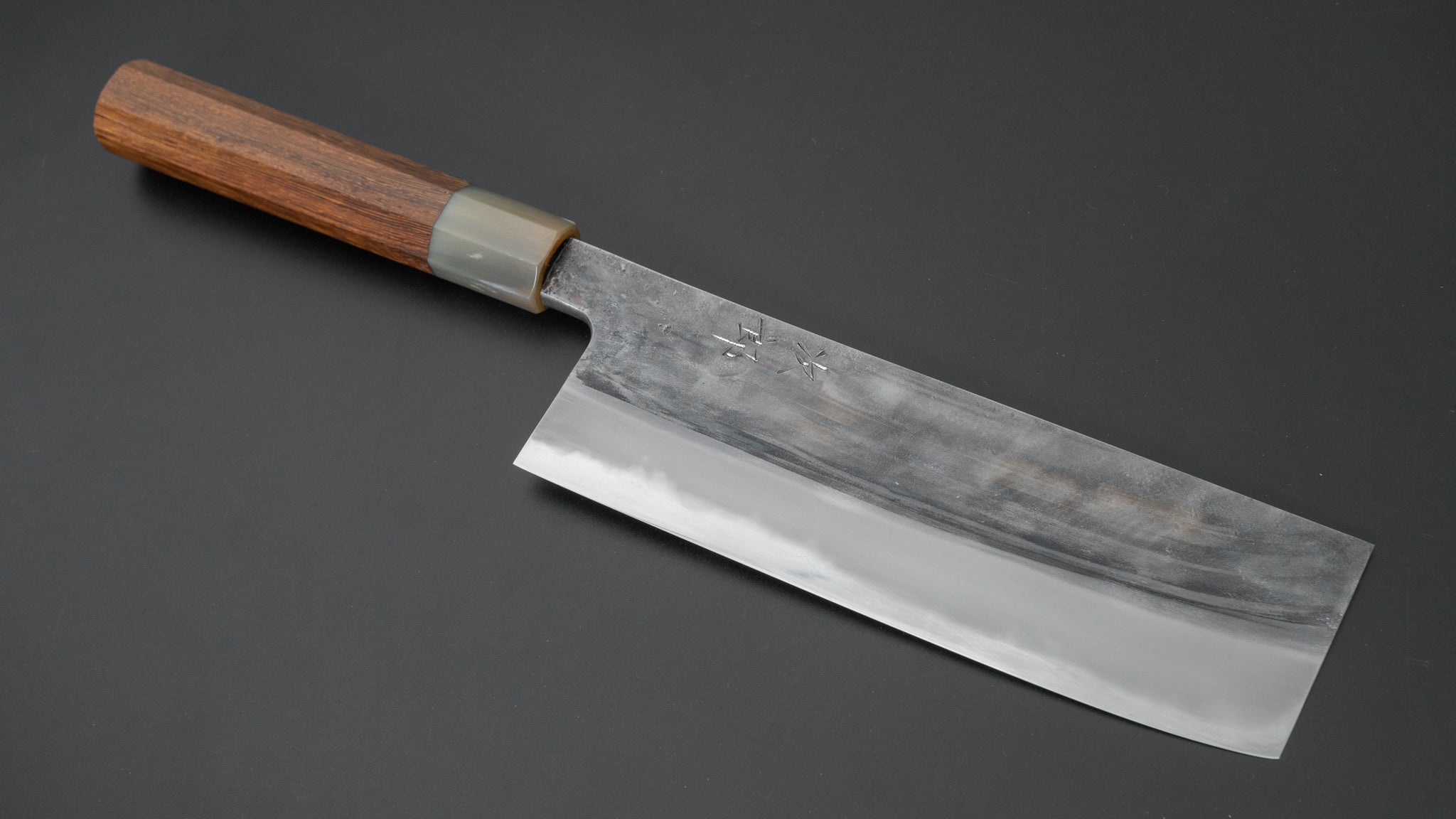 Premium Jiro Tsuchime Wa Nakiri Japanese Chef Knife 180mm - Taihei Tagayasan Handle (#428) - Perfect for Sushi, Vegetables & Precision Cutting