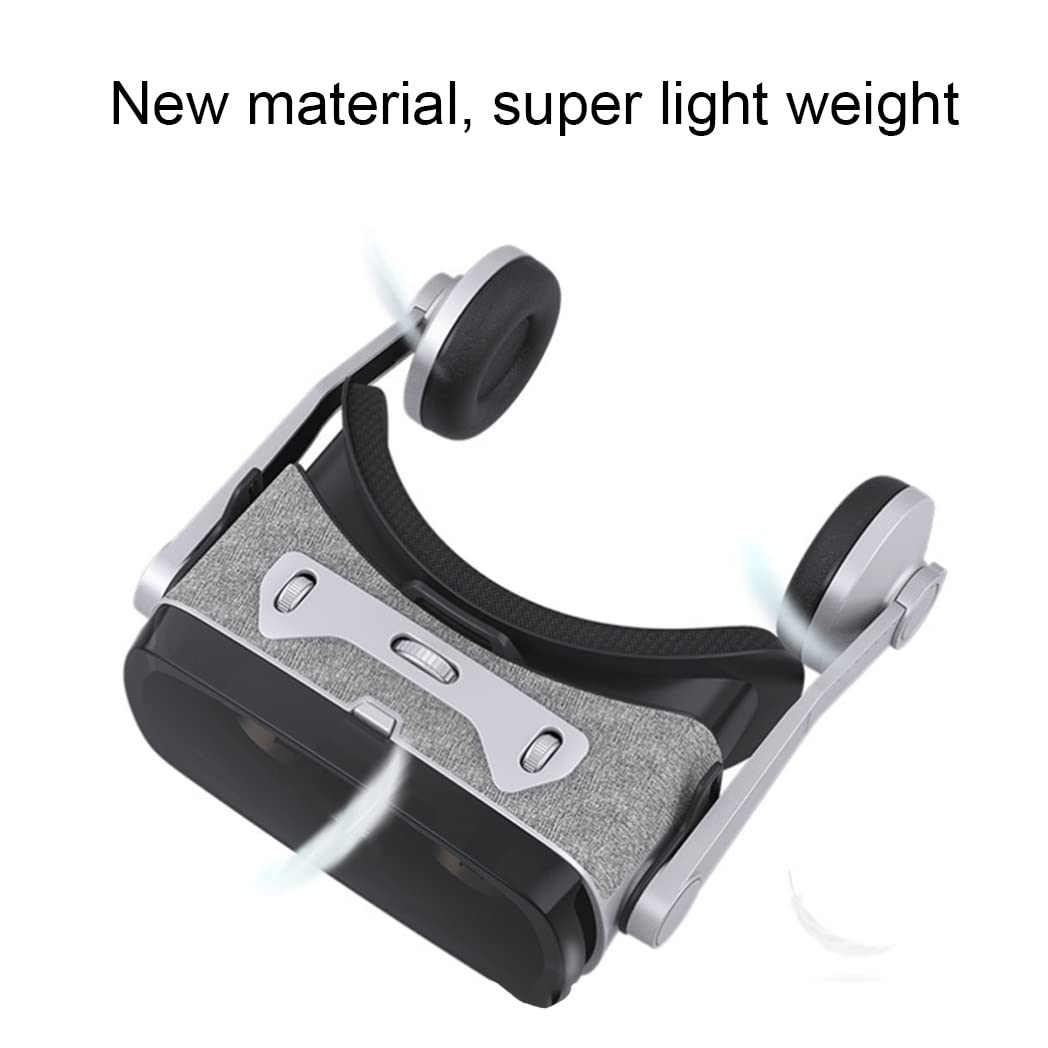 3D VR Headset with Bluetooth Controller - Compatible with iPhone 13 Pro Max/13 Pro/13/12/11, Samsung Galaxy S21, Huawei & Xiaomi Series - Immersive Virtual Reality Gaming & Movie Experience for Home Entertainment