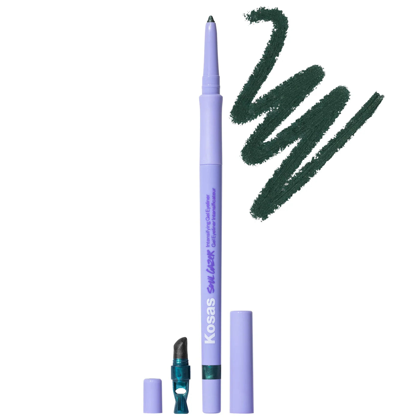 Kosas Soulgazer Intensifying Waterproof Gel Eyeliner - Long Lasting Smudge Proof Eye Liner (Multiple Shades) - Perfect for Everyday Wear & Special Occasions