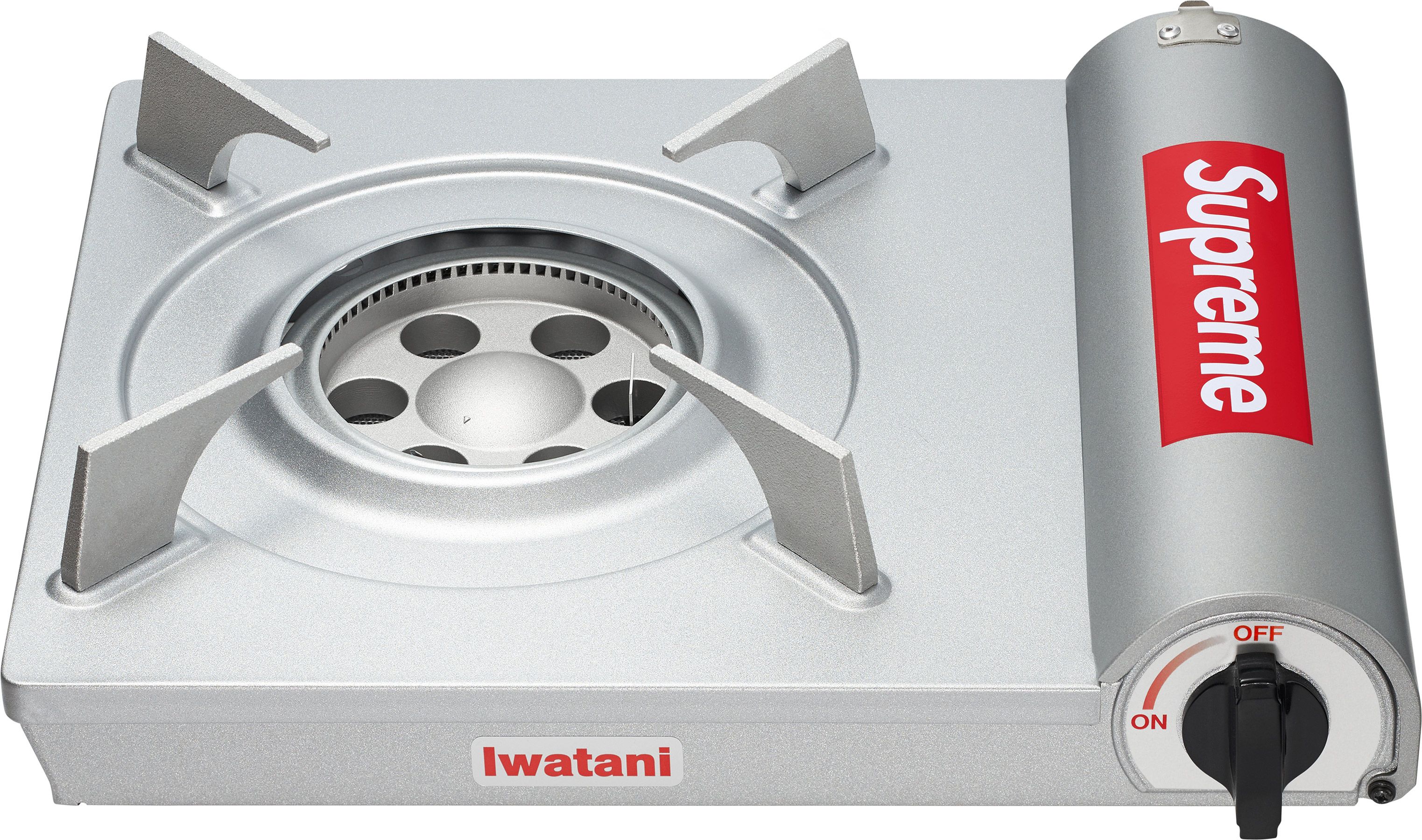 SUPREME 25SS IWATANI Portable Butane Gas Stove - Compact Outdoor Camping Stove for Picnics, Hiking & Backpacking