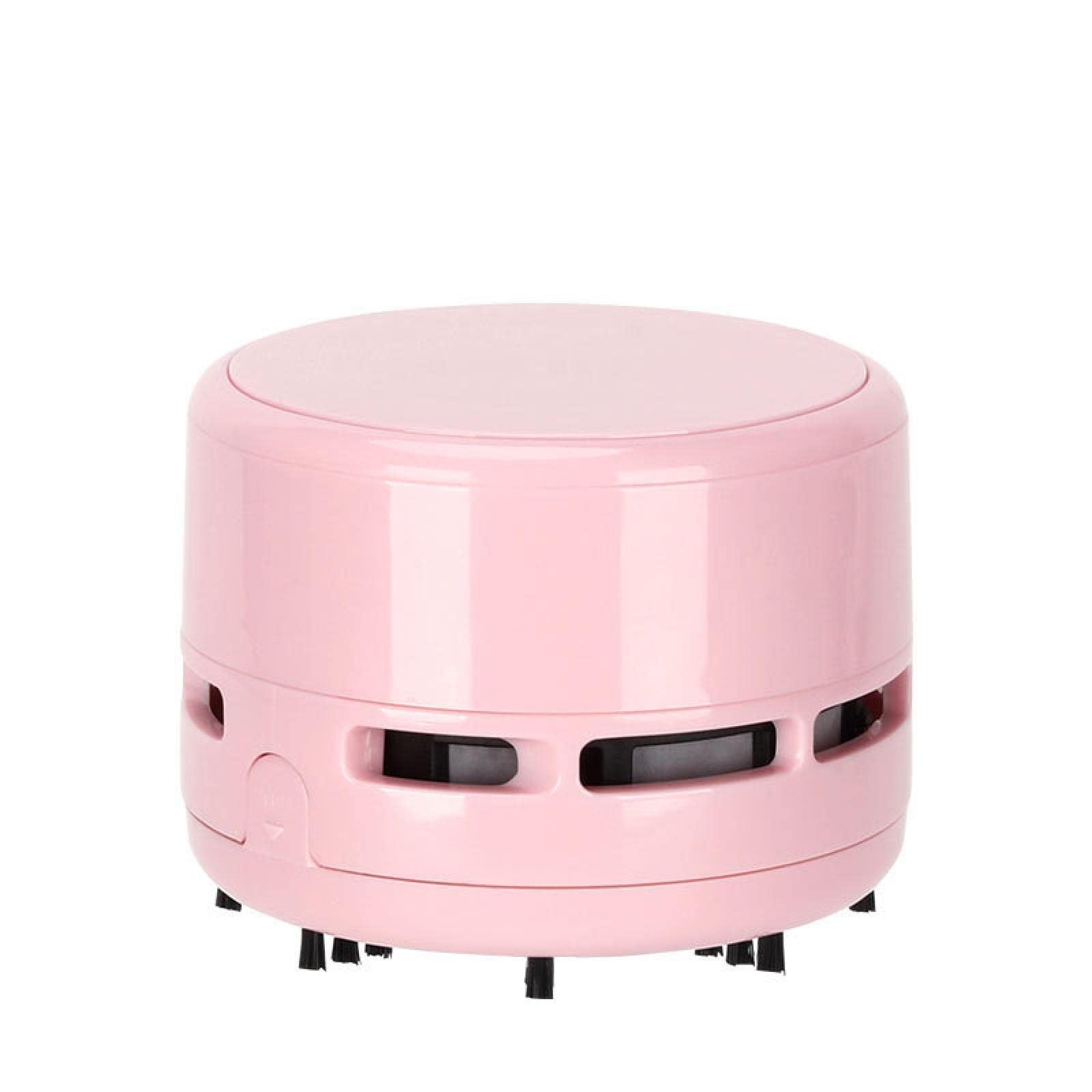 AOOF Mini Vacuum Cleaner - Cordless Handheld Desktop Vacuum for Home, Office & Car | Cute Cartoon Design | Dust Removal for Keyboard, Desk, Car Seats (Pink, Battery Not Included) | Perfect for Small Spaces & Quick Cleanups