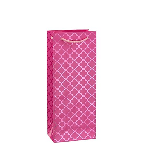 Stylish Pink Printed Glossy Bottle Bag - Fashionable Crossbody Purse for Women, Waterproof & Lightweight - Perfect for Travel, Gym, Beach & Everyday Use