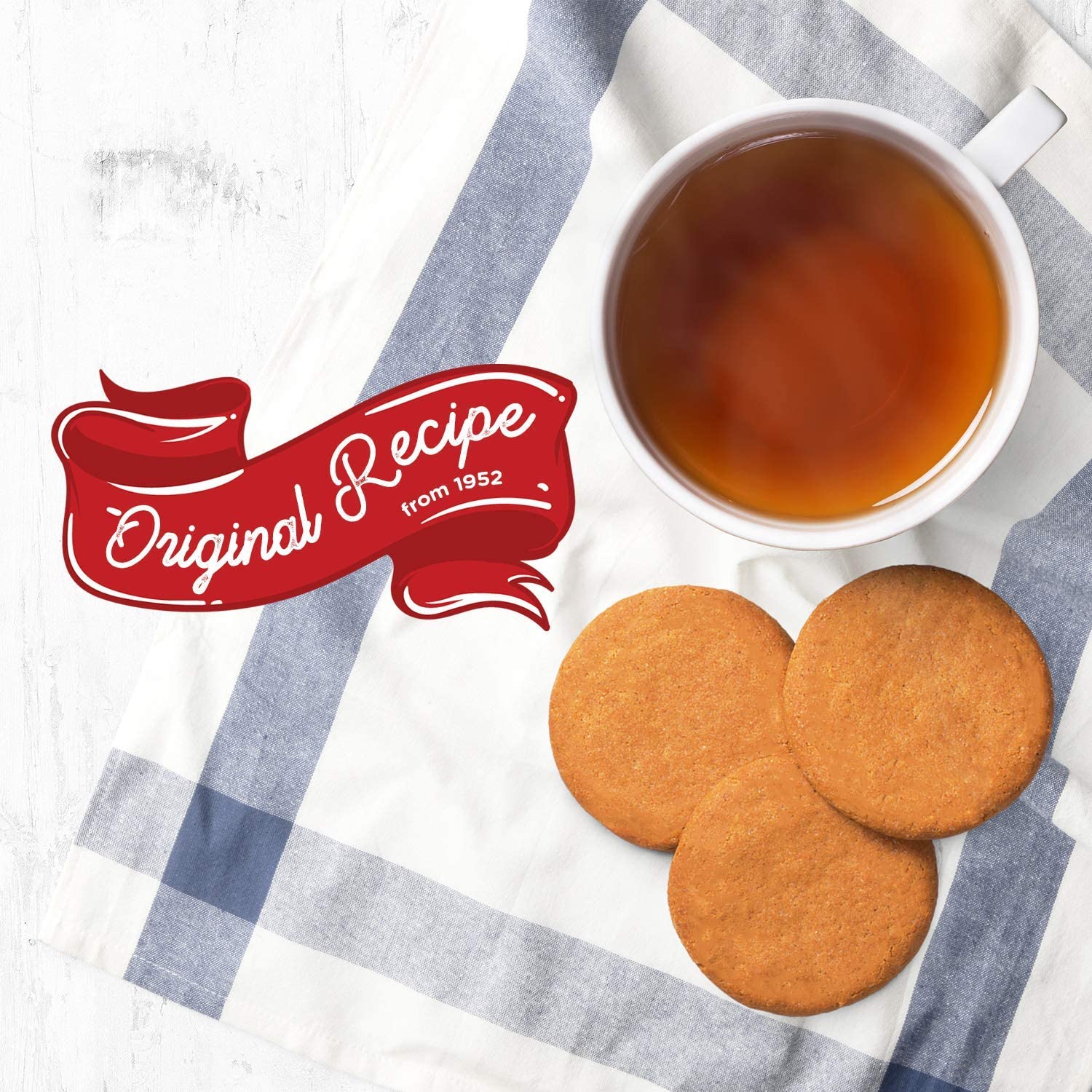 Nyåkers Pepparkakor Swedish Ginger Snaps Cookies - Vegan, Dairy-Free, Gourmet Holiday Snacks in Large Red Tin (26.45oz) - Perfect for Christmas Gifts, Tea Time & Family Gatherings