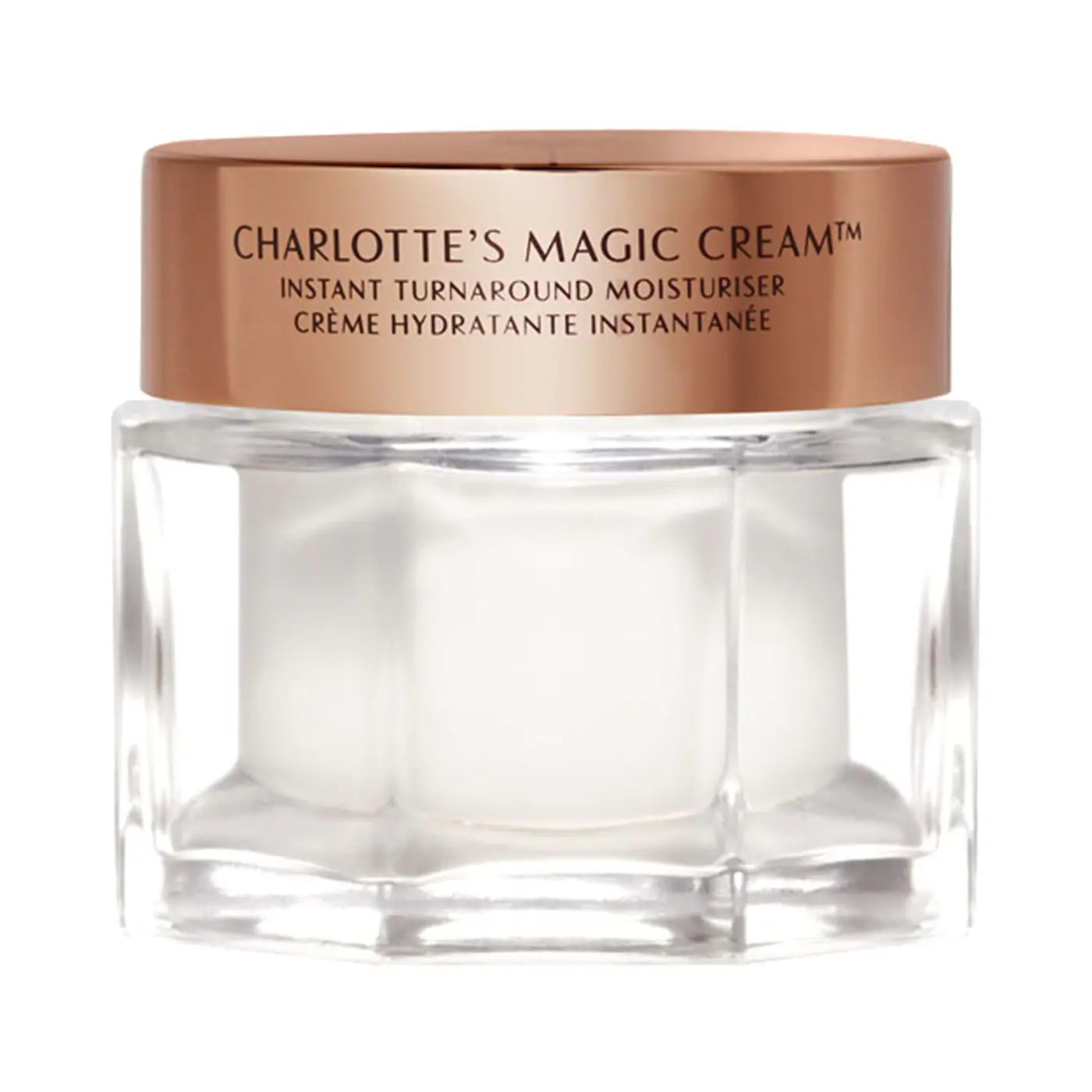 Charlotte Tilbury Magic Cream Anti-Aging Moisturizer with Hyaluronic Acid - 50ml Hydrating Face Cream for Dry Skin, Wrinkle Reduction & Glowing Complexion | Perfect for Daily Skincare Routine & Makeup Prep