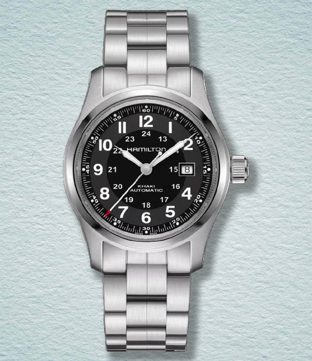 Hamilton Khaki Field Automatic Men's Watch - Military-Inspired Timepiece for Outdoor Adventures & Everyday Wear