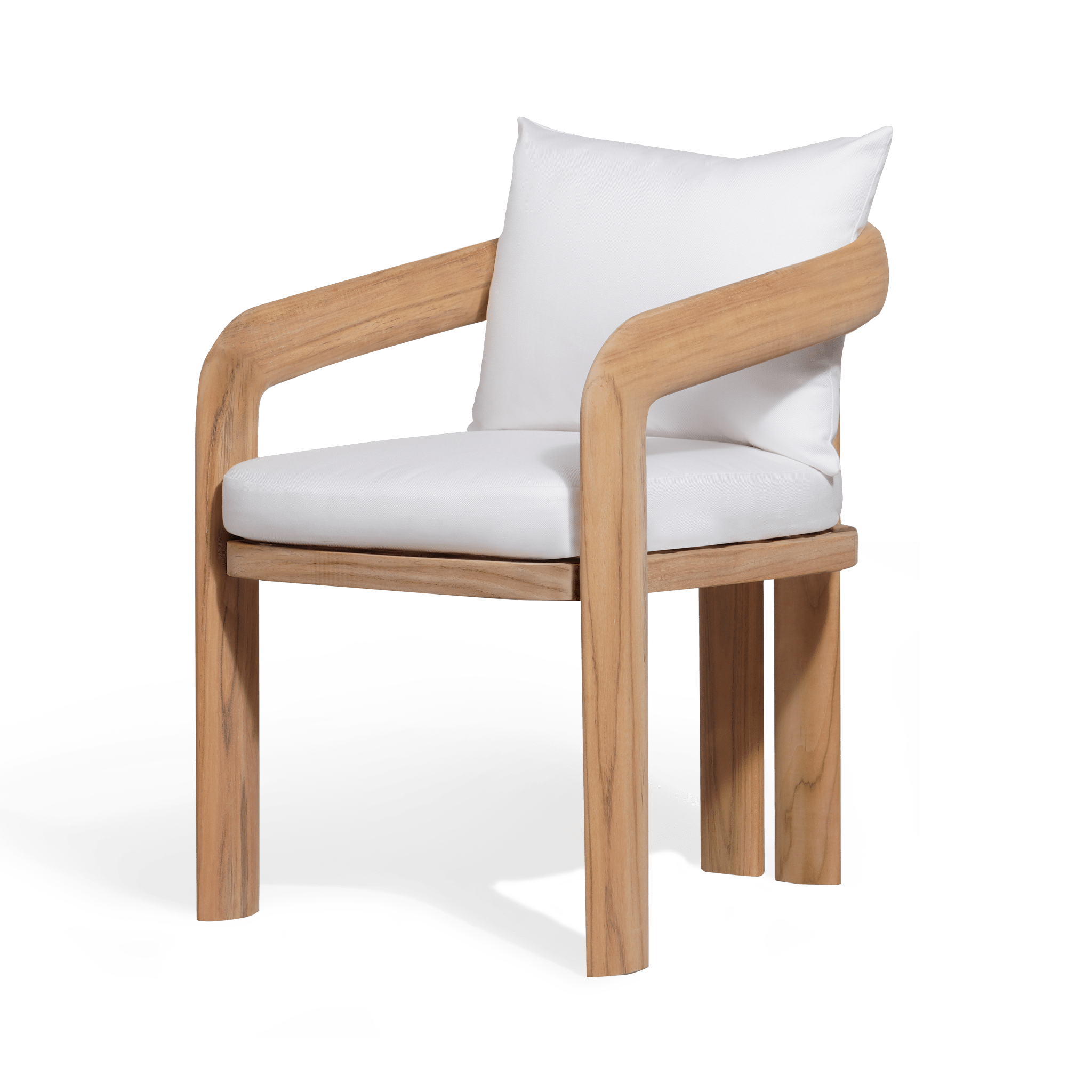 Chloe Modern Dining Chair - Upholstered Fabric Seat, Sturdy Wooden Legs for Kitchen, Dining Room, and Office - Comfortable & Stylish Home Furniture for Everyday Use
