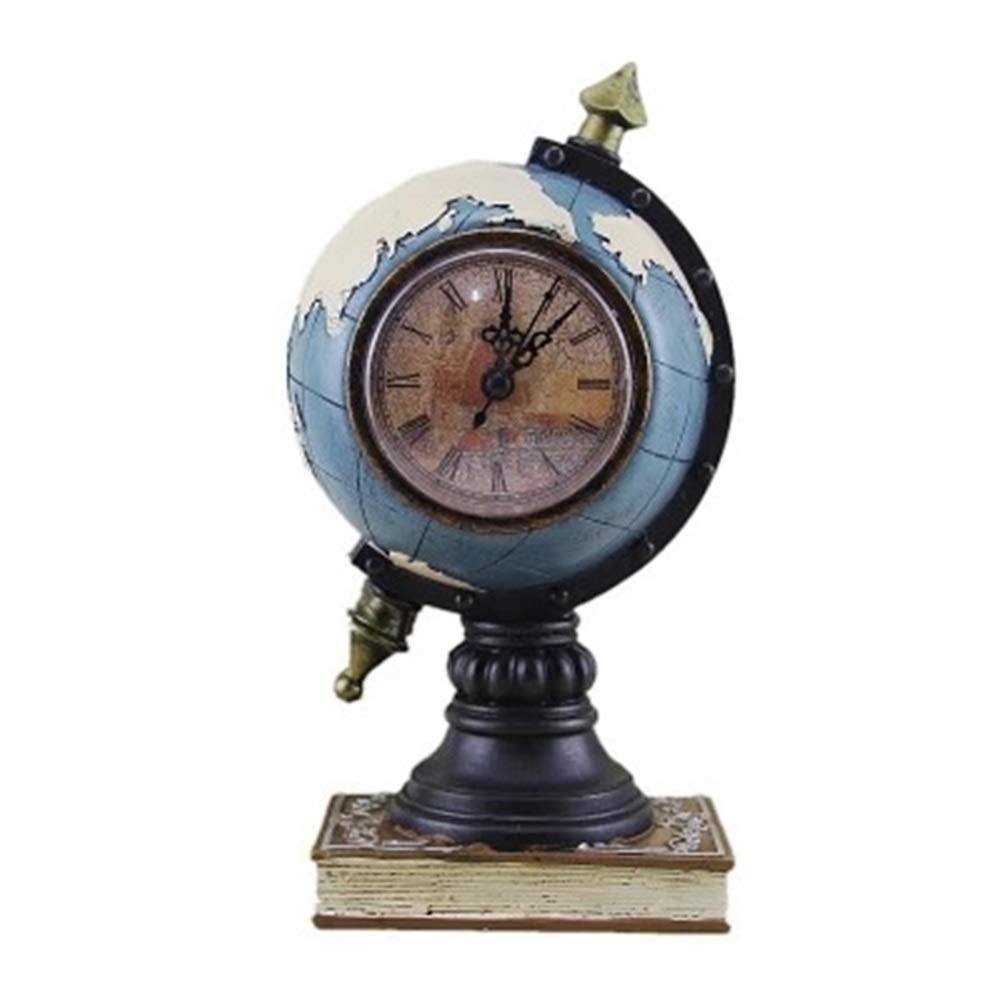 Premium Floating Magnetic Levitation Globe with Built-in Clock - World Map Home Office Decor for Wine Cabinet, Window Display & Gift Ideas