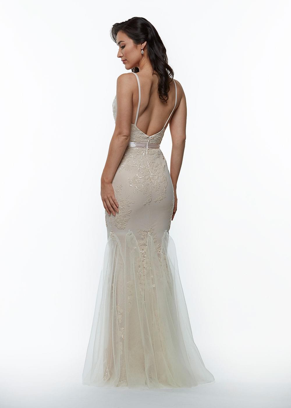 Elegant Mermaid Bridesmaid Dress with Sparkling Sequin Patterns - Perfect for Weddings, Prom, and Formal Events