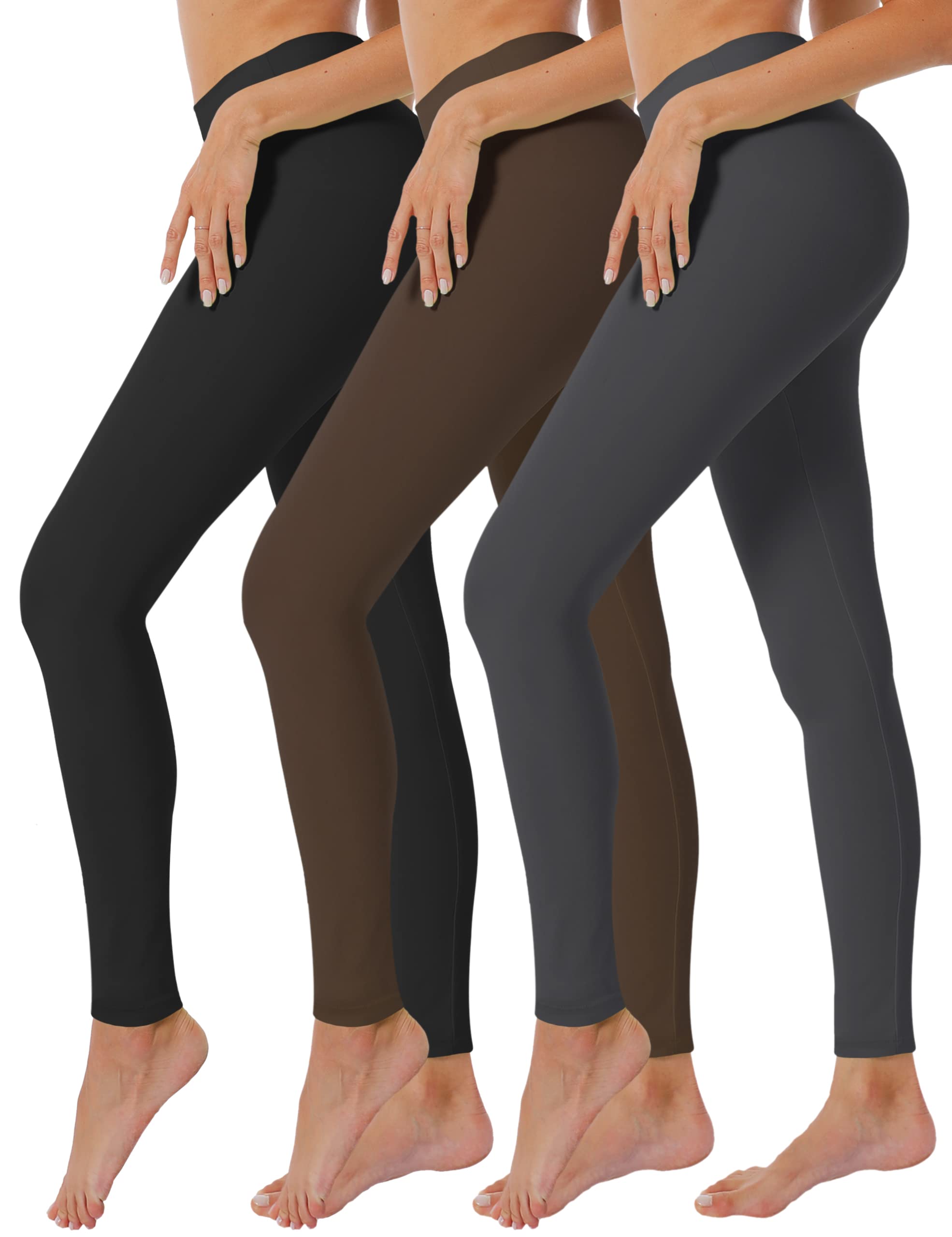 Natural Feelings Buttercloud High Waisted Yoga Pants for Women - Ultra Soft Stretchy Opaque Workout Leggings - Perfect for Yoga, Gym & Everyday Wear