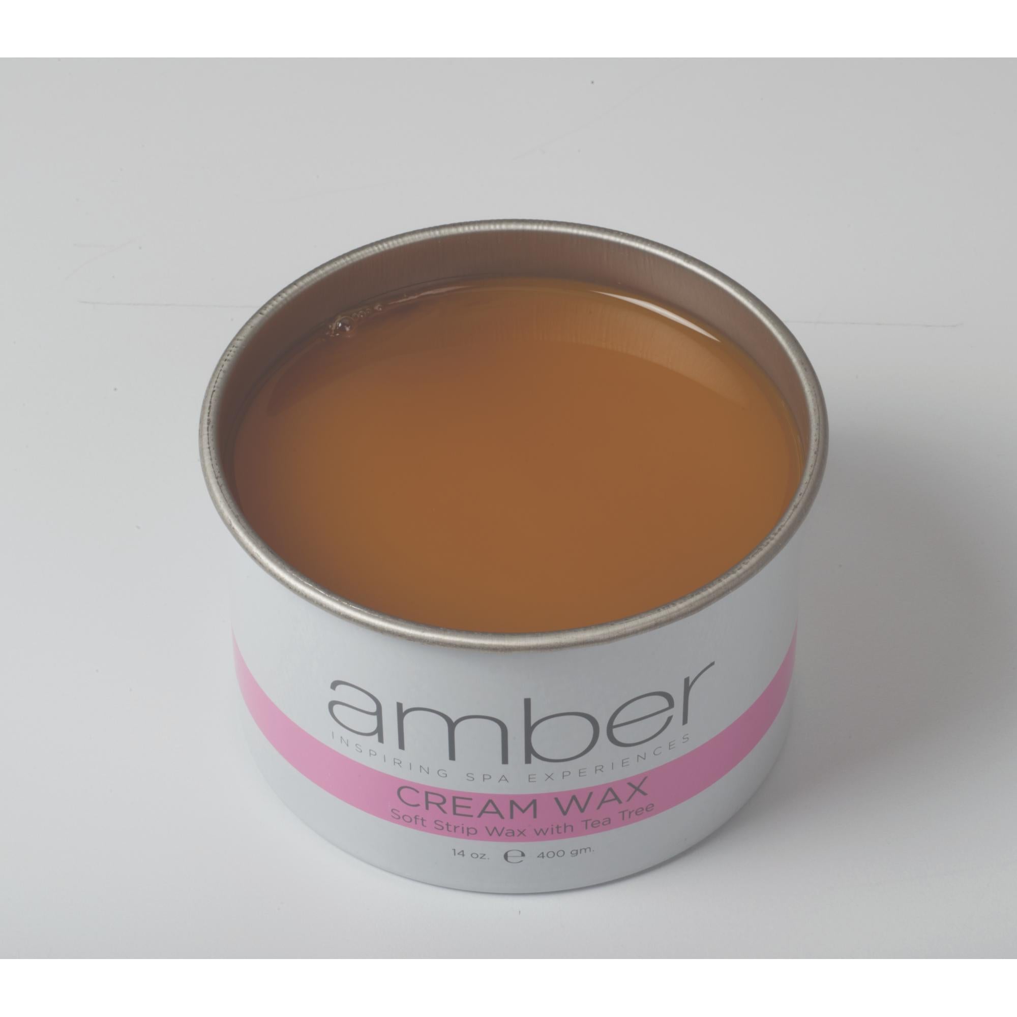 Amber Depilatory Wax & Hair Removal Cream - Smooth Skin for Legs, Bikini & Face | At-Home Waxing Kit for Women & Men