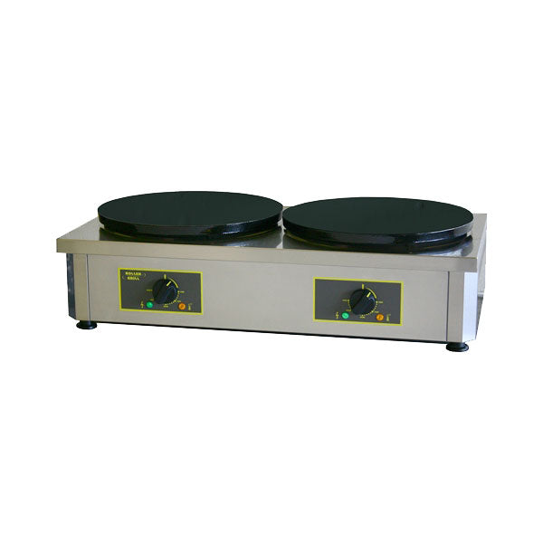 Equipex 400ED Commercial Double Plate Electric Crepe Maker - Perfect for Restaurants, Cafes & Breakfast Catering