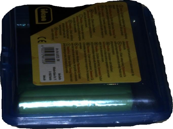 Idena 68125 Modeling Dough Set - 20 Colorful Play Dough Bars in Blue Storage Box for Kids Arts & Crafts, Sensory Play, and Creative Learning Activities