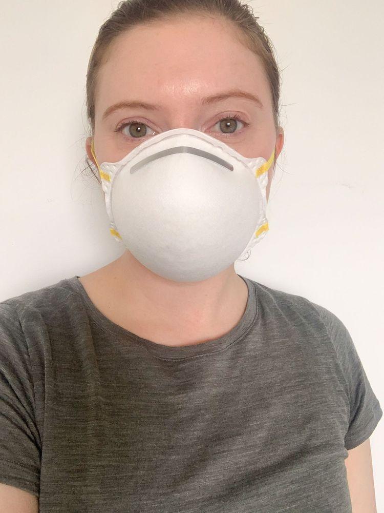 NIOSH N95 Respirator Masks - Pack of 20 | Dust Proof, Pollution Protection | Ideal for Construction, Woodworking & Healthcare Workers