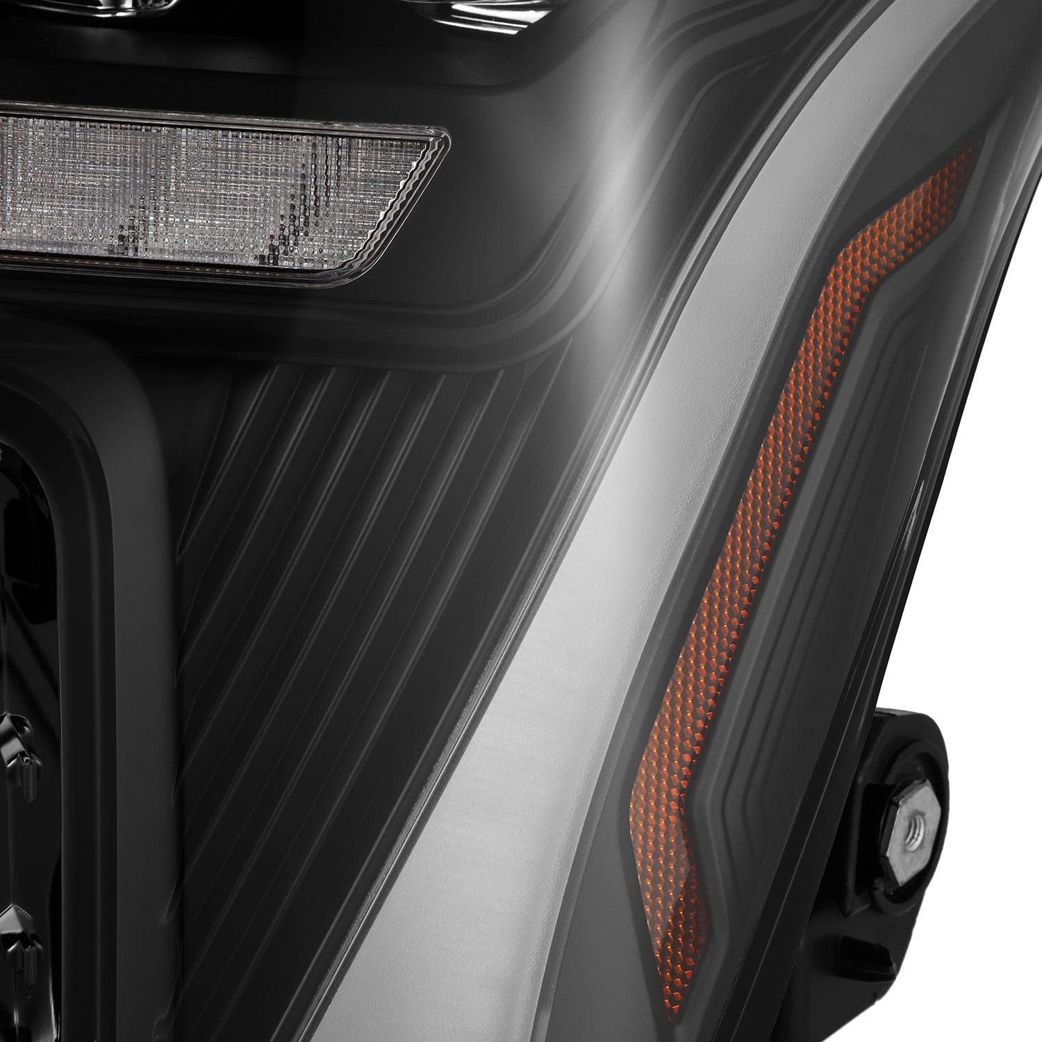 22 25 Toyota Tundra Sequoia NOVA Series LED Projector Headlights - Black Housing for Improved Night Visibility | Perfect for Off-Roading & Night Driving