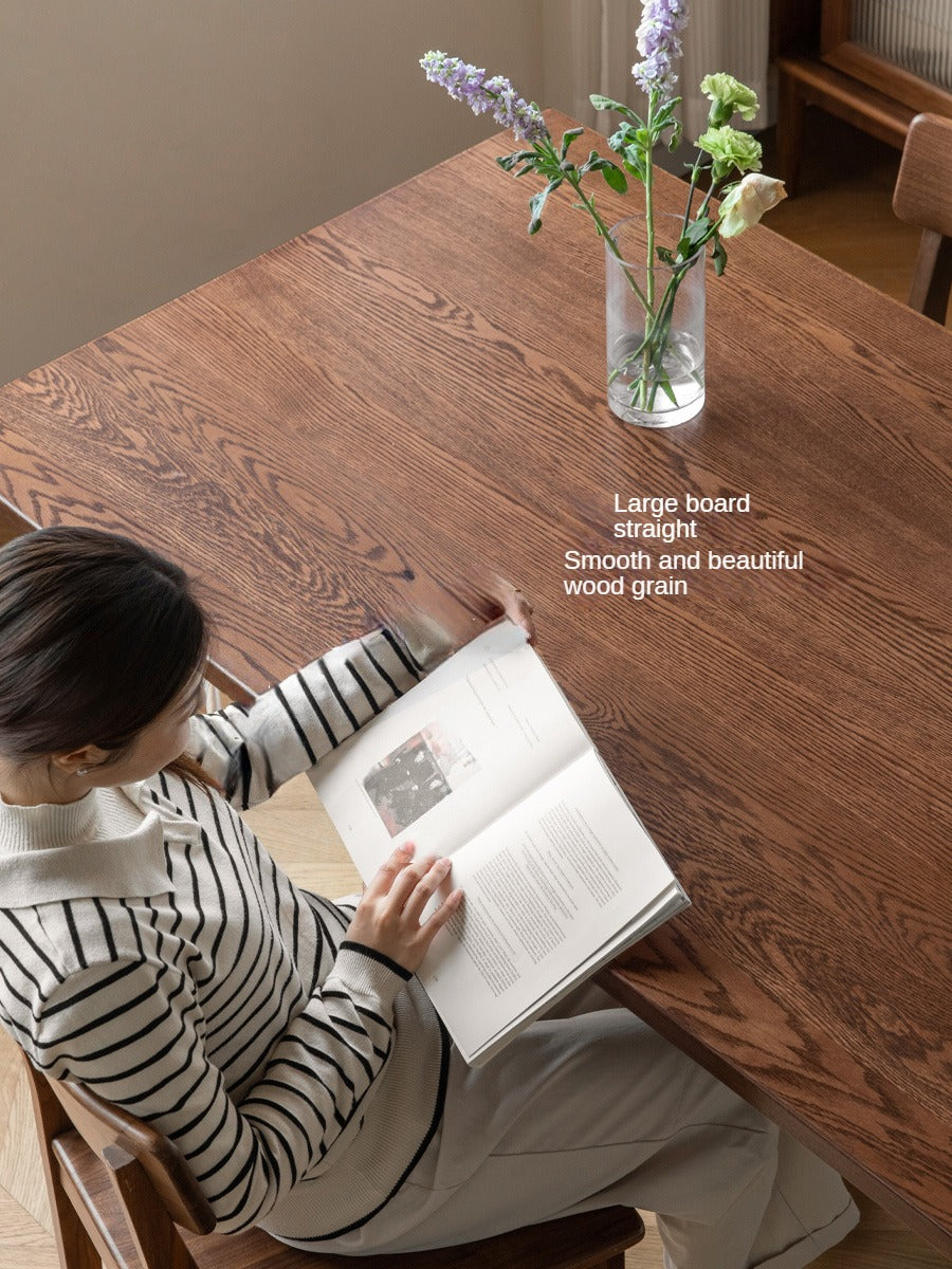Premium Black Walnut & Oak Solid Wood Acrylic Suspension Dining Table - Modern Floating Design for Kitchen, Dining Room & Small Spaces